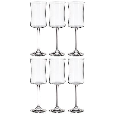 Conjunto de Taças para Vinho Bohemia Buteo em Cristal 260ml - 6 Peças