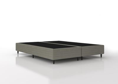 Base Box Queen Ortobom Elite 158 Cinza Madeira de Reflorestamento e Poliéster