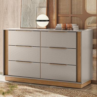 Cômoda 6 Gavetas Demóbile Giardino MDP Pintura UV Corrediças Telescópicas Puxadores ABS