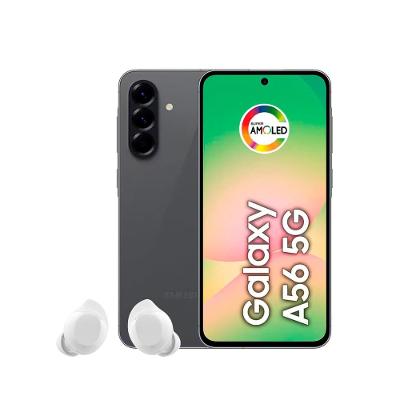 Smartphone Samsung Galaxy A56 5G Tela 6.7" 256GB Câmera Tripla 50MP Preto + Galaxy Buds Core Branco