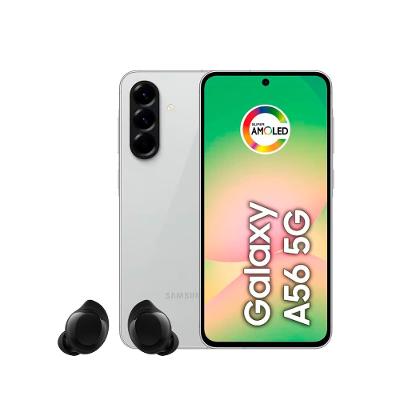 Smartphone Samsung Galaxy A56 5G Tela 6.7" 128GB Câmera Tripla 50MP Cinza + Galaxy Buds Core Preto