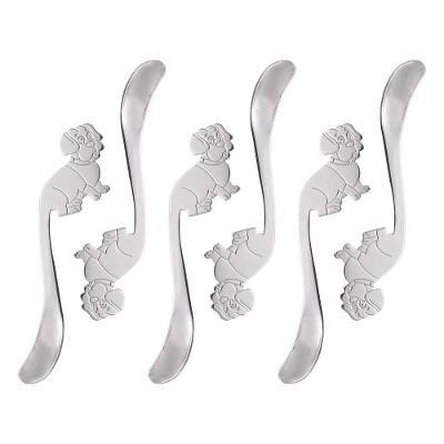 Jogo de 6 Colheres de Chá L`Hermitage em Aço Inox Premium