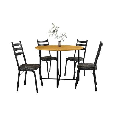 Conjunto de Mesa Redonda Artefamol Falcão com 4 Cadeiras 100cm