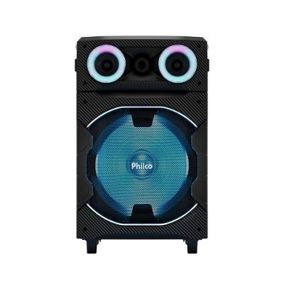 Caixa de Som Amplificada Philco PCX7300 1700W Bluetooth Rádio FM Preta