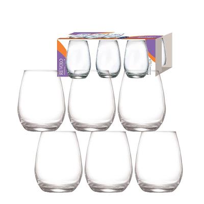Conjunto de Copos para Água Ruvolo Emerald 350 ml - 6 Peças