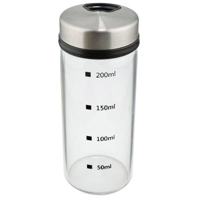 Porta Condimento Dynasty em Vidro Borossilicato e Tampa em Aço Inox - 200ml