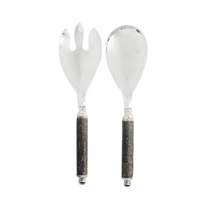 Conjunto de Talheres para Salada Fracalanza Arvoredo em Aço Inox 2 Peças