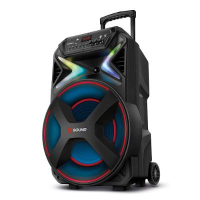 Caixa de Som Amplificada Mondial XSound CM-1000-N 1000W RMS Bluetooth RGB Bateria 6h Bivolt