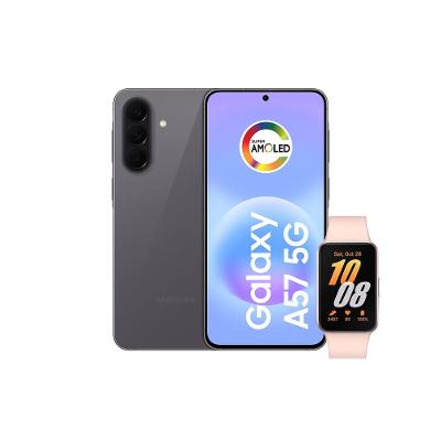 Smartphone Samsung Galaxy A57 5G Tela 6.7" 256GB Cinza + Galaxy Fit 3 Rosé
