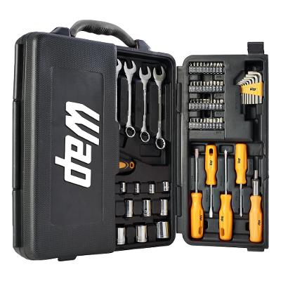Kit de Ferramentas WAP WF M110 110 Peças Aço Cromo-Vanádio Maleta Organizadora