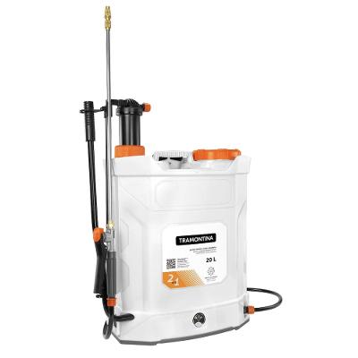 Pulverizador Costal a Bateria Tramontina 20?L 12?V com 5 Bicos e Carregador Bivolt