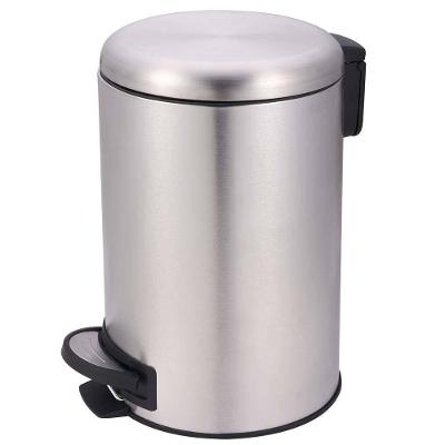 Lixeira M Mor com Pedal Safira 8228 em Aço Inox - 12 L