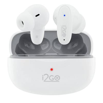 Fone de Ouvido i2GO Air Buds GO Bluetooth TWS ENC Bateria de 48h Branco