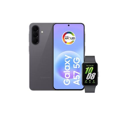 Smartphone Samsung Galaxy A57 5G Tela 6.7" 256GB Cinza + Galaxy Fit 3 Grafite