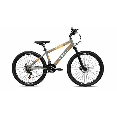 Bicicleta Aro 26 Colli Mônaco 21 Marchas Freio a Disco Verde Militar