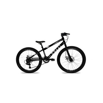 Bicicleta Aro 24 Colli Airon 7 Marchas Freio a Disco Preto Fosco