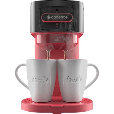 Cafeteira Elétrica Cadence Single Up Compacta Porta Filtro Permanente Caneca Térmica