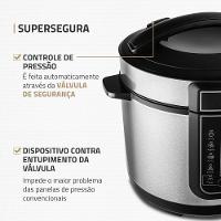 Panela de Pressão Elétrica Mondial 5L Digital Master Cooker PE-38 5L Preta - 5