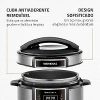 Panela de Pressão Elétrica Mondial 5L Digital Master Cooker PE-38 5L Preta - 7