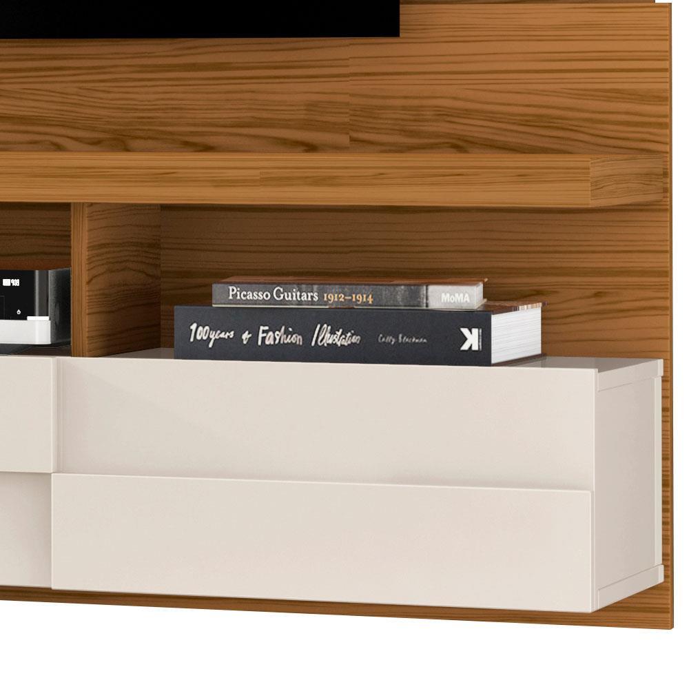 Painel com Bancada Suspensa Madetec Lana com 1,82 cm de Largura, Ideal para TV de Até 60” - 5