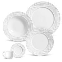 Aparelho de Jantar, Café e Sobremesa Porto Brasil Ravenna Roma 61089 - 20 Peças