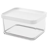 Pote Clear Grande Coza 20767/0007 em Poliestireno Transparente/ Branco – 1 L - 1