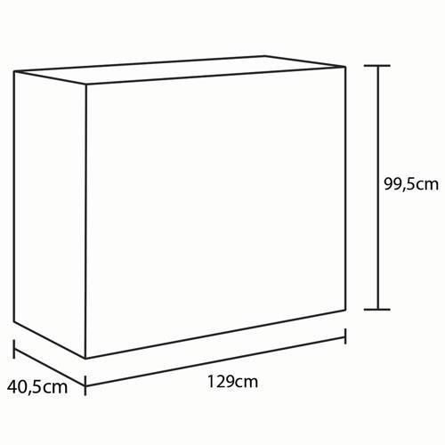 Cômoda Demóbile Recife com Gavetas e 2 Portas - 4