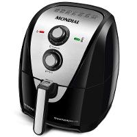 Fritadeira Elétrica Sem Óleo Air Fryer Mondial Grand Family AF-55I 5,5L – Preta/Inox - 8