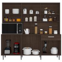 Cozinha Compacta Poliman Móveis Clara com 12 Portas e 1 Gaveta - 180cm de largura - 3