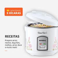 Panela Elétrica de Arroz Mondial Bianca Rice NPE-05 5 Xícaras - Branca - 2