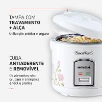 Panela Elétrica de Arroz Mondial Bianca Rice NPE-05 5 Xícaras - Branca
