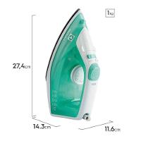 Ferro de Passar a Vapor Base Cerâmica com Spray Electrolux Easyline SIE70 Verde - 6