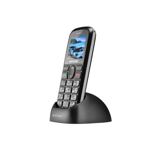 Celular Multilaser Vita P9089 Dual Chip, Bluetooth,Tela 1,8” e Base Carregadora – Preto