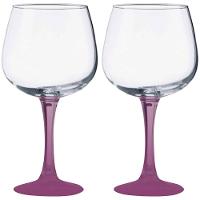 Conjunto de Taças para Gin Vicrila Ibiza com Base Roxa 720 ml – 2 Peças - 1