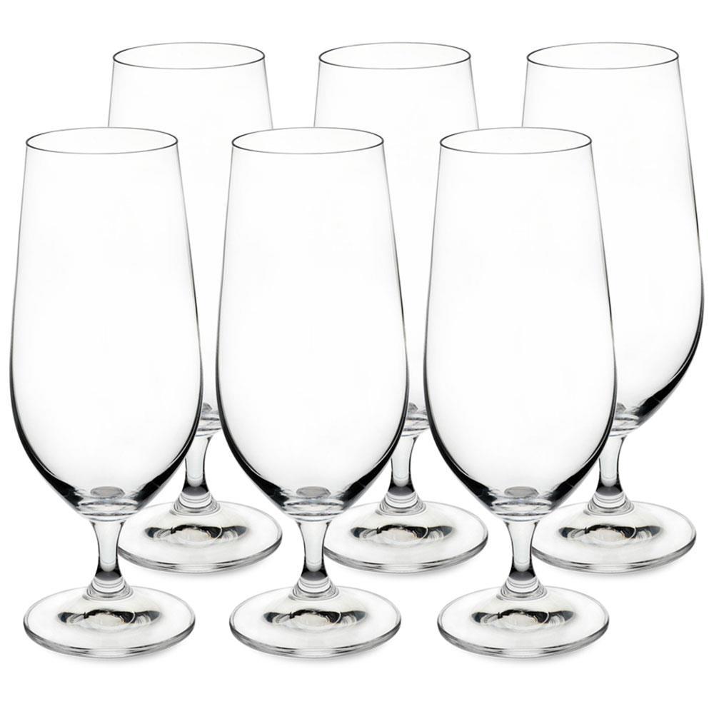 Conjunto de Taças para Cerveja Bohemia Anna 380 ml em Cristal Ecológico - 6 Peças - 1