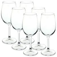 Conjunto de Taças para Vinho Tinto Bohemia Anna 450 ml em Cristal Ecológico – 6 Peças - 1