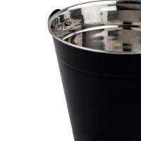 Balde para Gelo Dynasty Open Bar em Aço Inox Preto - 1,25 L - 4