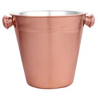 Balde para Gelo Dynasty Open Bar em Aço Inox Cobre - 1,25 L - 1