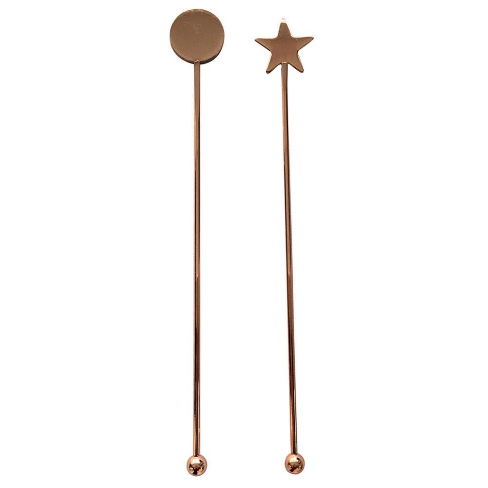 Conjunto de Misturador para Drinks Fracalanza 26278 em Aço Inox Cobre - 2 Peças - 1