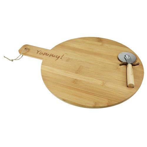 Conjunto para Pizza Dynasty em Bambu - 35 cm