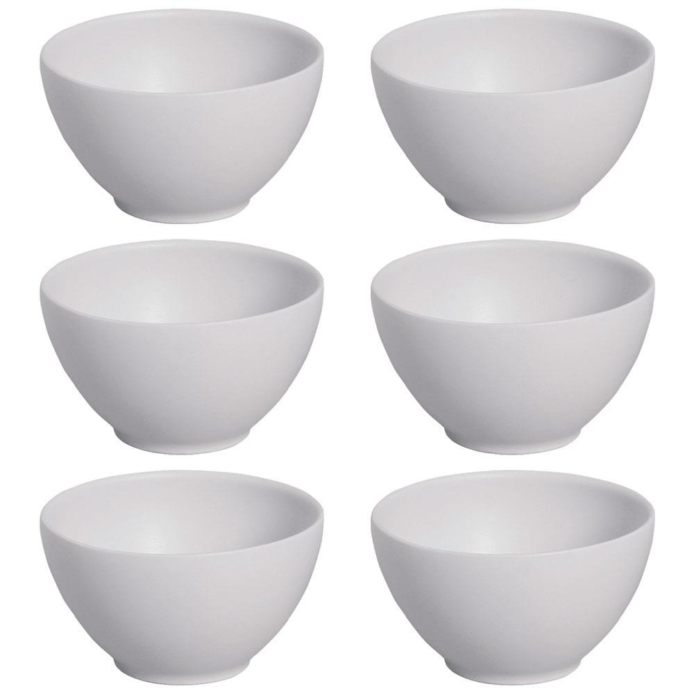 Conjunto de Bowls Porto Brasil Coup Vit em Stoneware Cinza 540ml - 6 Peças - 1