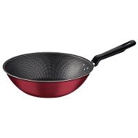 Panela Wok Tramontina Loreto com Revestimento Interno e Externo Antiaderente Starflon Max 28 cm - Vermelho - 1