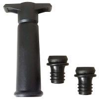 Conjunto de Bomba à Vácuo para Vinho Dynasty Preto - 3 Peças - 1