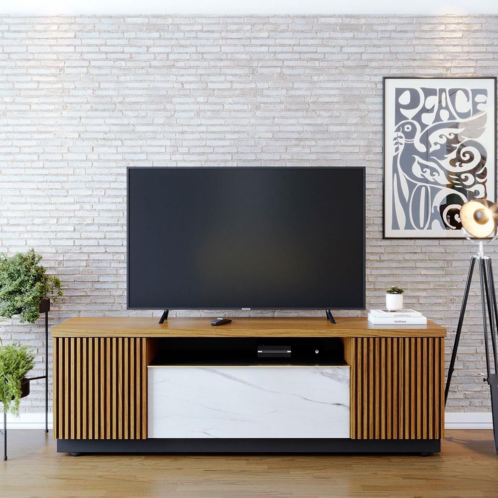 Rack Colibri Manaus com 3 Portas, Ideal para TV de Até 70” - 1