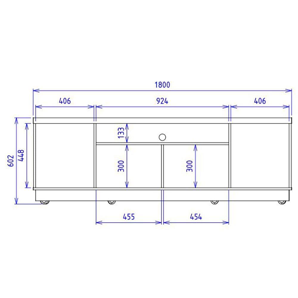 Rack Colibri Manaus com 3 Portas, Ideal para TV de Até 70” - 8