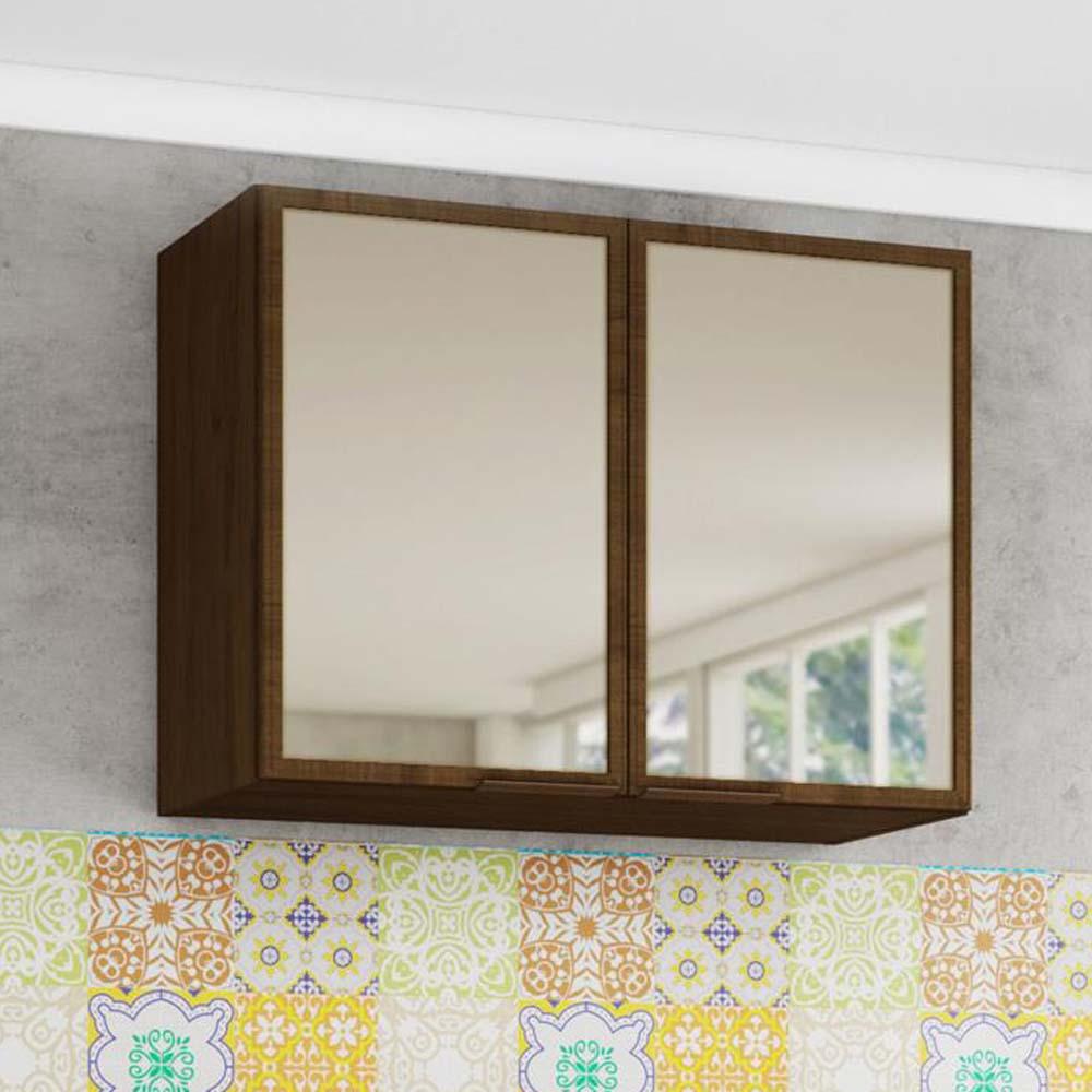 Cozinha Completa Bartira Rubi com 9 Portas, 3 Gavetas e 6 Prateleiras - 280cm de largura - 4