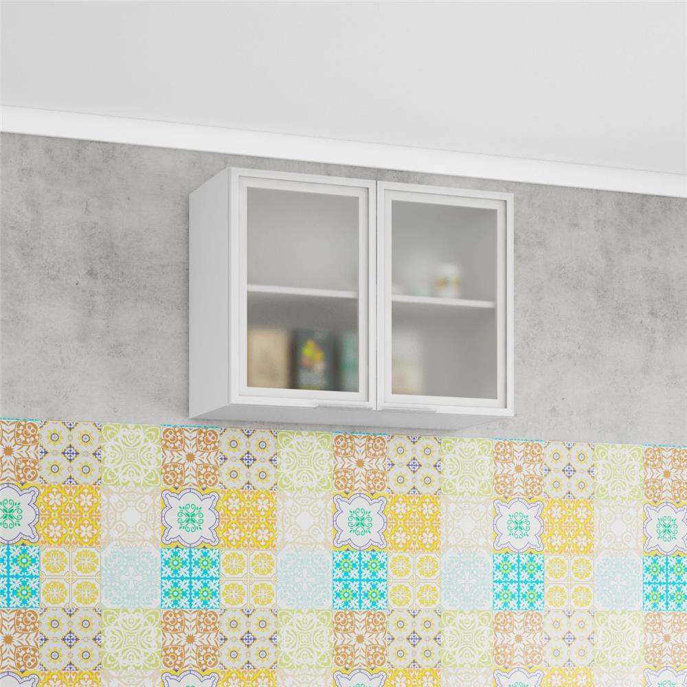 Cozinha Completa Bartira Rubi com 9 Portas, 3 Gavetas e 6 Prateleiras - 280cm de largura - 4