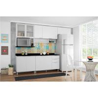 Cozinha Completa Bartira Rubi com 9 Portas, 3 Gavetas e 6 Prateleiras - 280cm de largura - 3