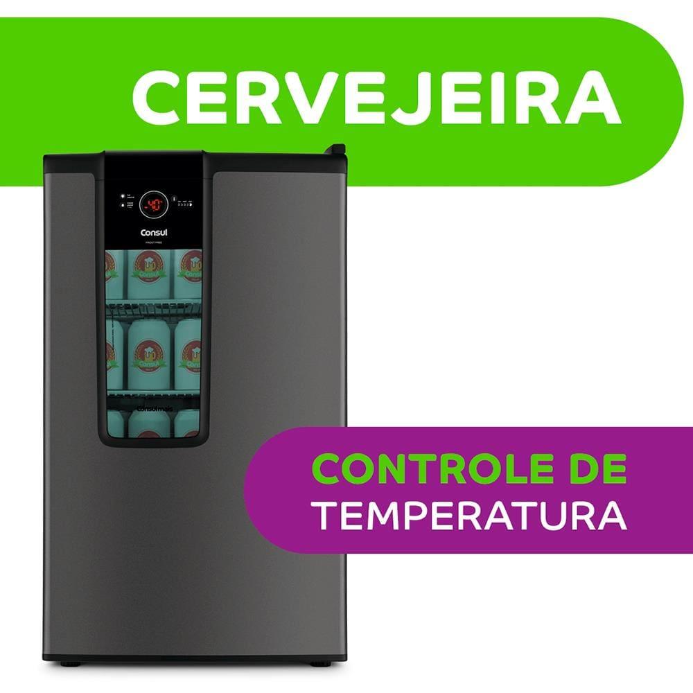 Cervejeira Consul CZD12AT com Display na Porta e Controle de Temperatura Titanium - 82L - 2