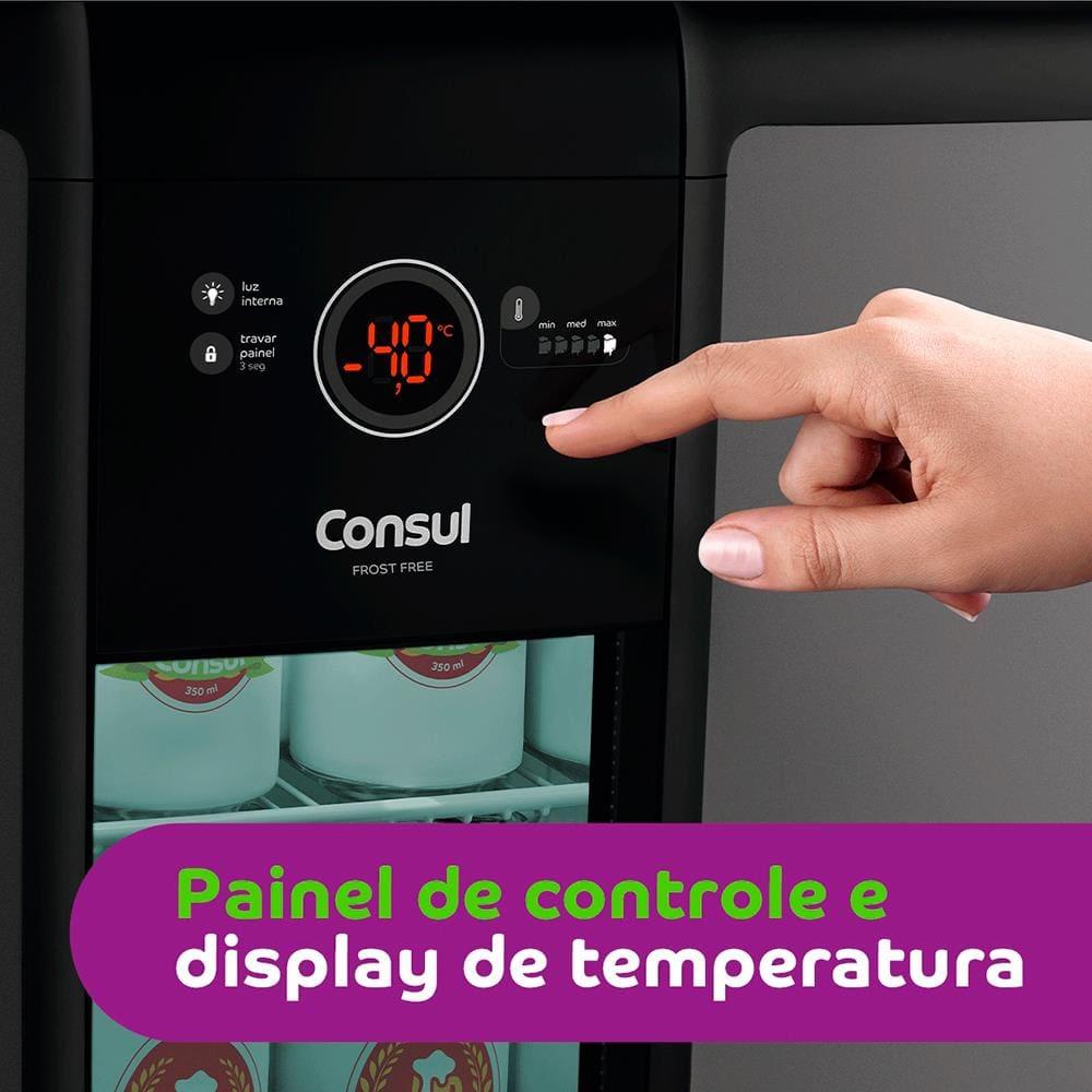 Cervejeira Consul CZD12AT com Display na Porta e Controle de Temperatura Titanium - 82L - 6
